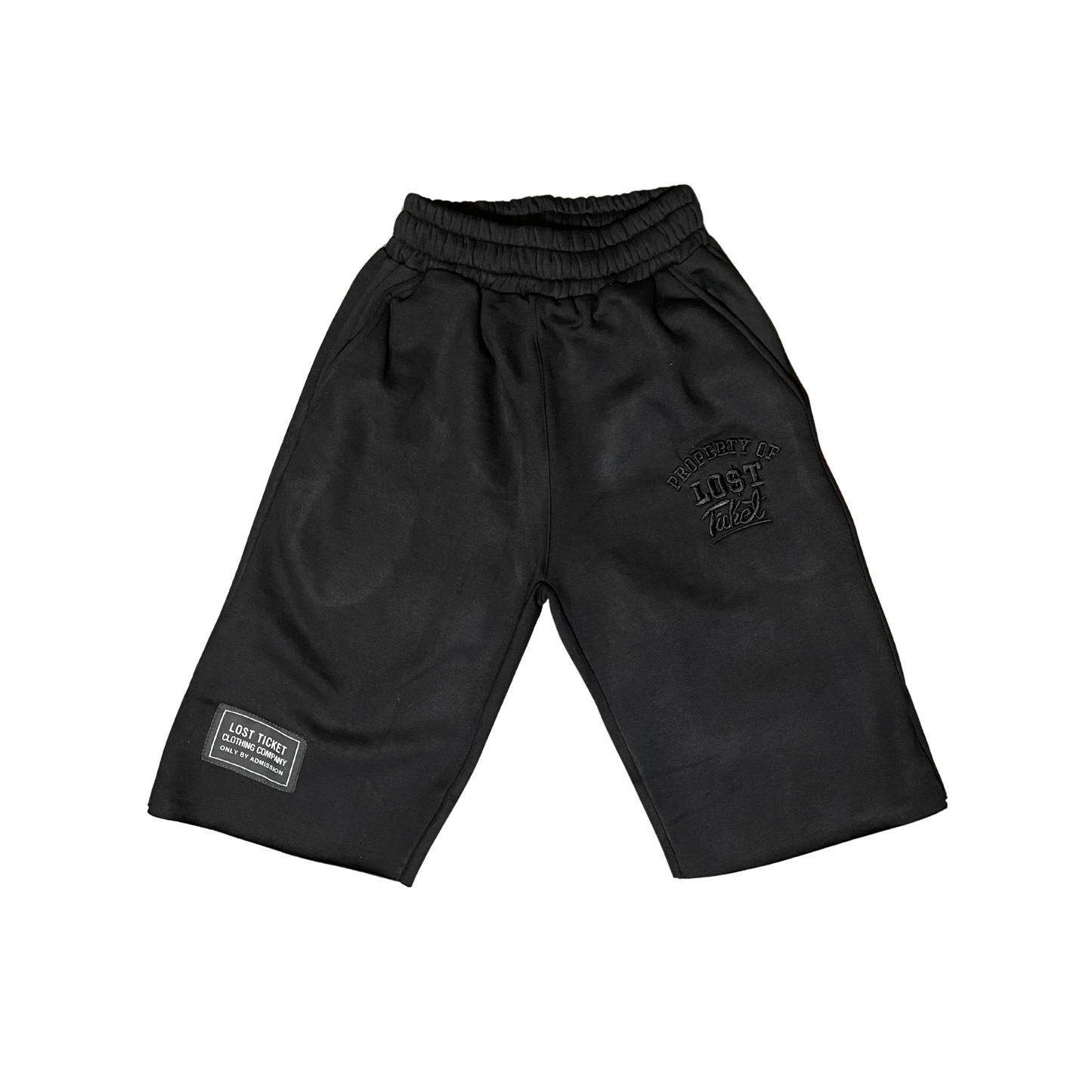 Black Property of Lost Ticket Shorts