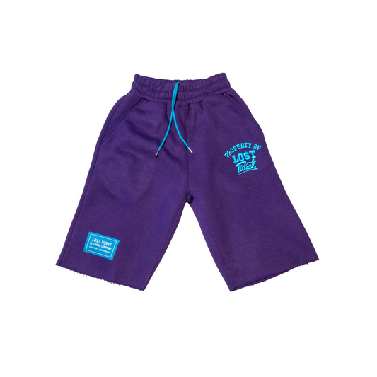 Purple Property of Lost Ticket Shorts