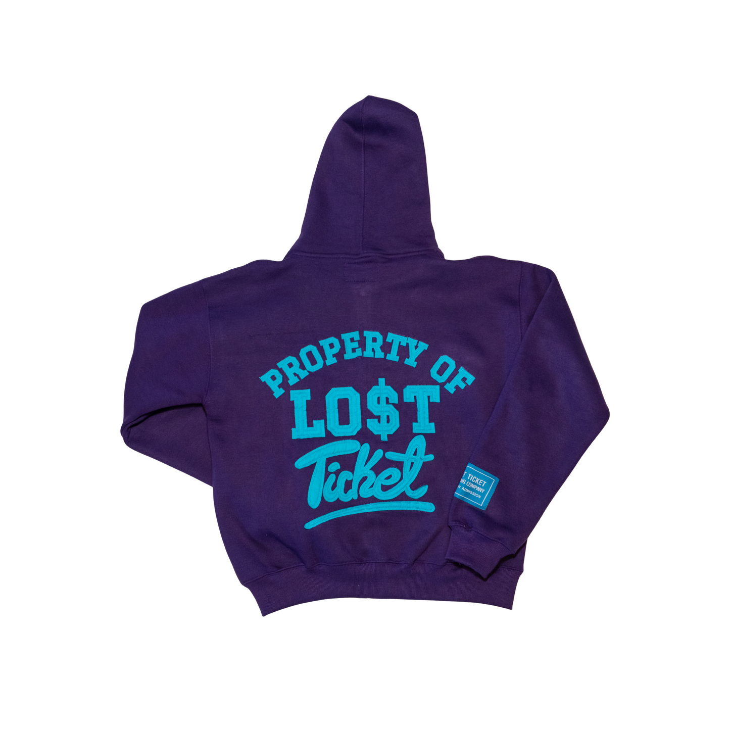 Purple Property Of Lost Ticket Zip-Up