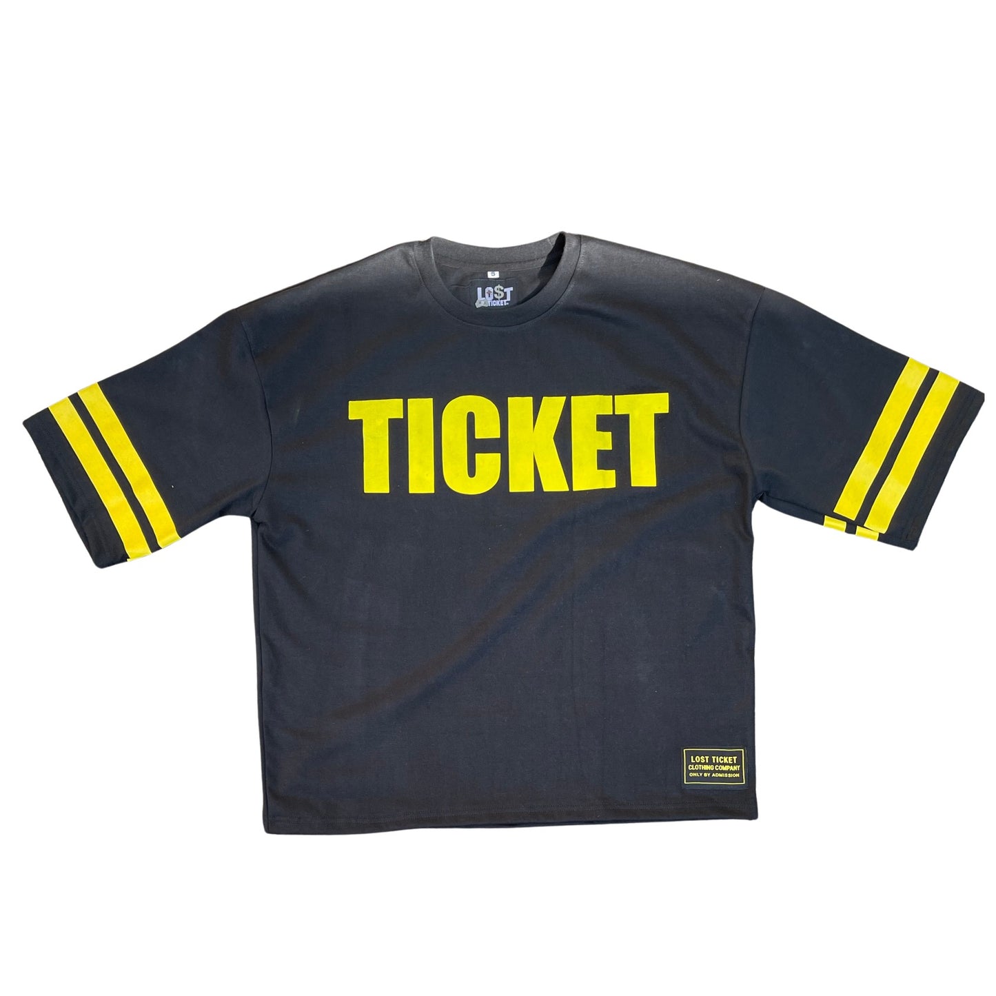 Yellow Oversized Ticket Shirt