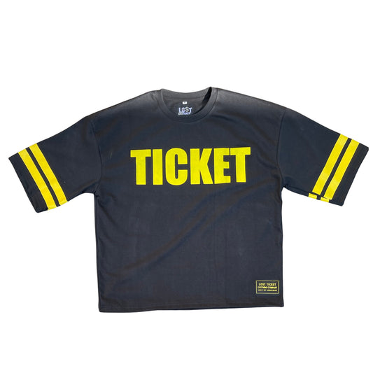 Yellow Oversized Ticket Shirt