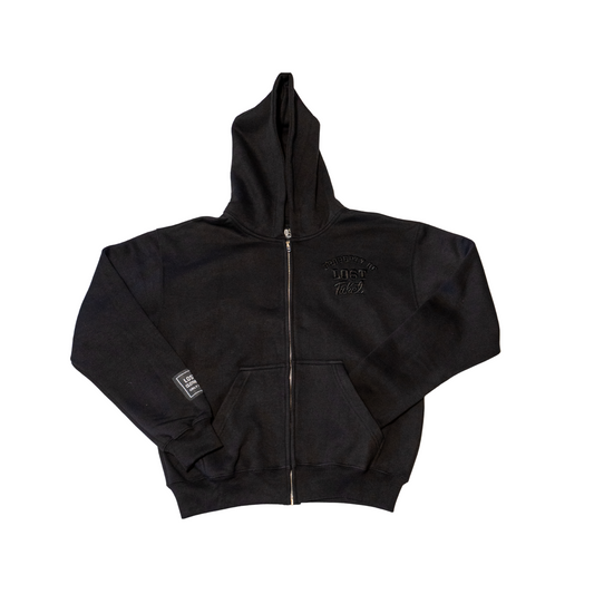 Black Property of Lost Ticket Zip-Up